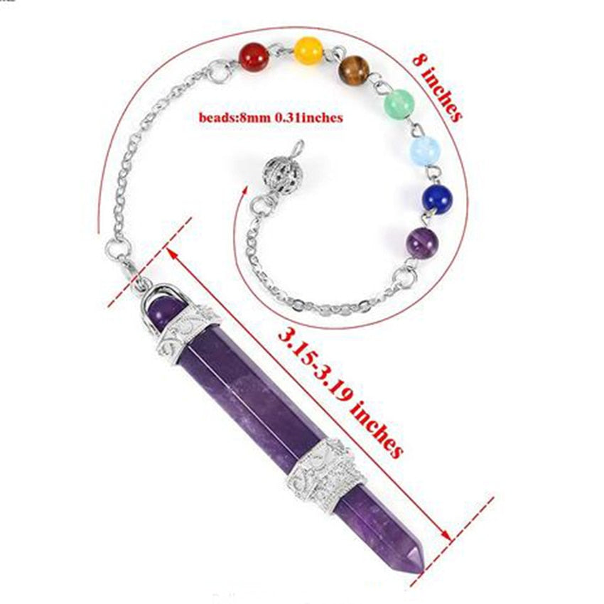 Crystal Chakra Pendulum