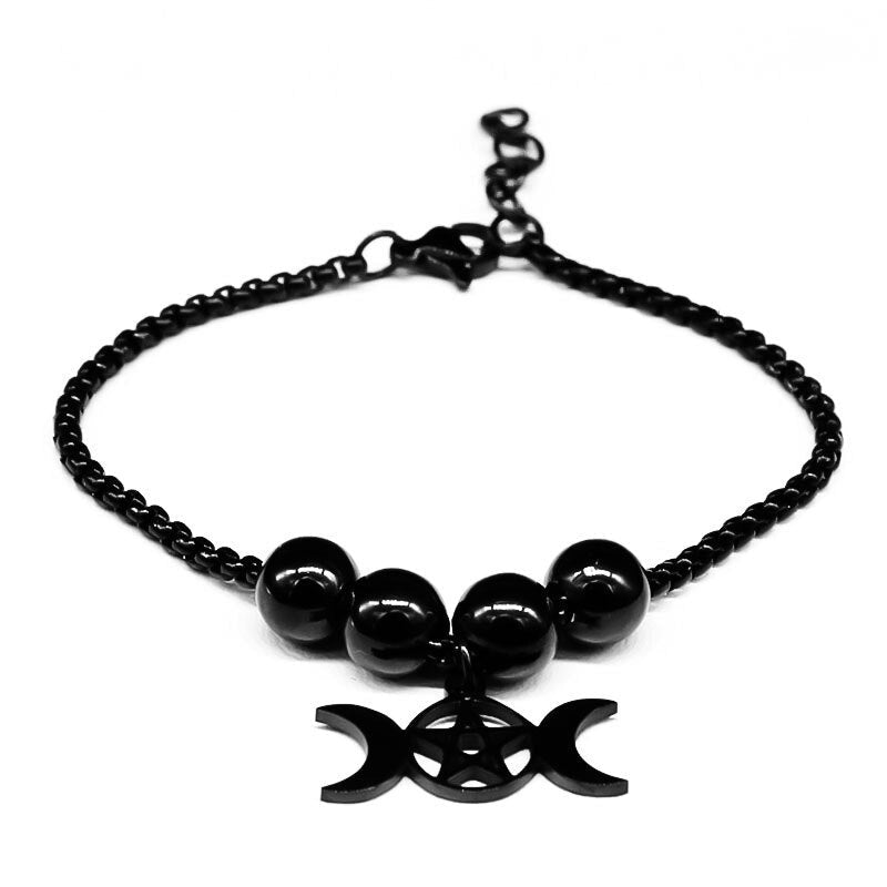 Pagan Triple Moon Bracelet