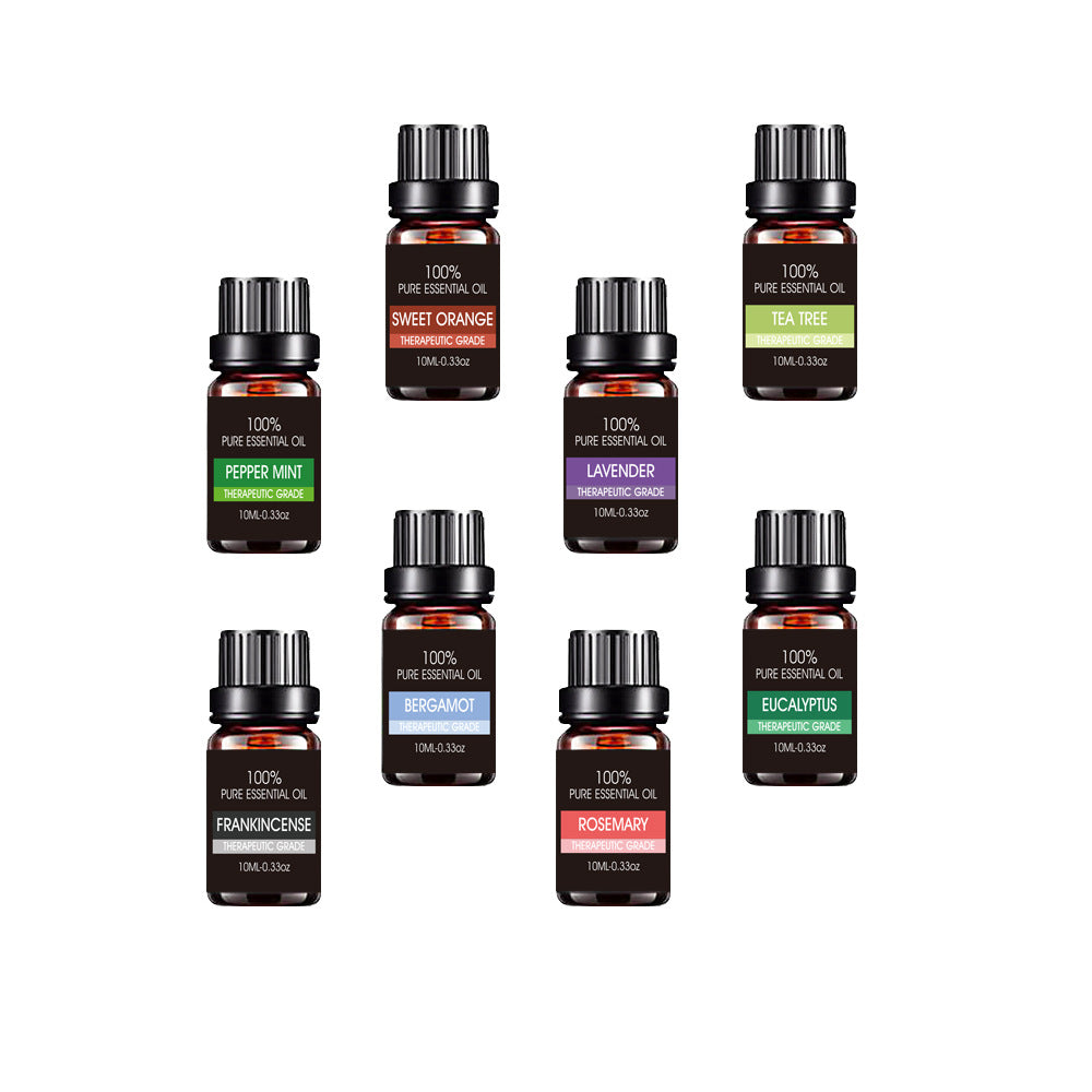 Organic Essential Oils Set 100% Natural Therapeutic Grade Aromatherapy Oil Gift kit for Diffuser/Massage