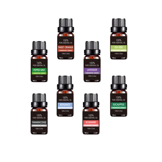 Organic Essential Oils Set 100% Natural Therapeutic Grade Aromatherapy Oil Gift kit for Diffuser/Massage