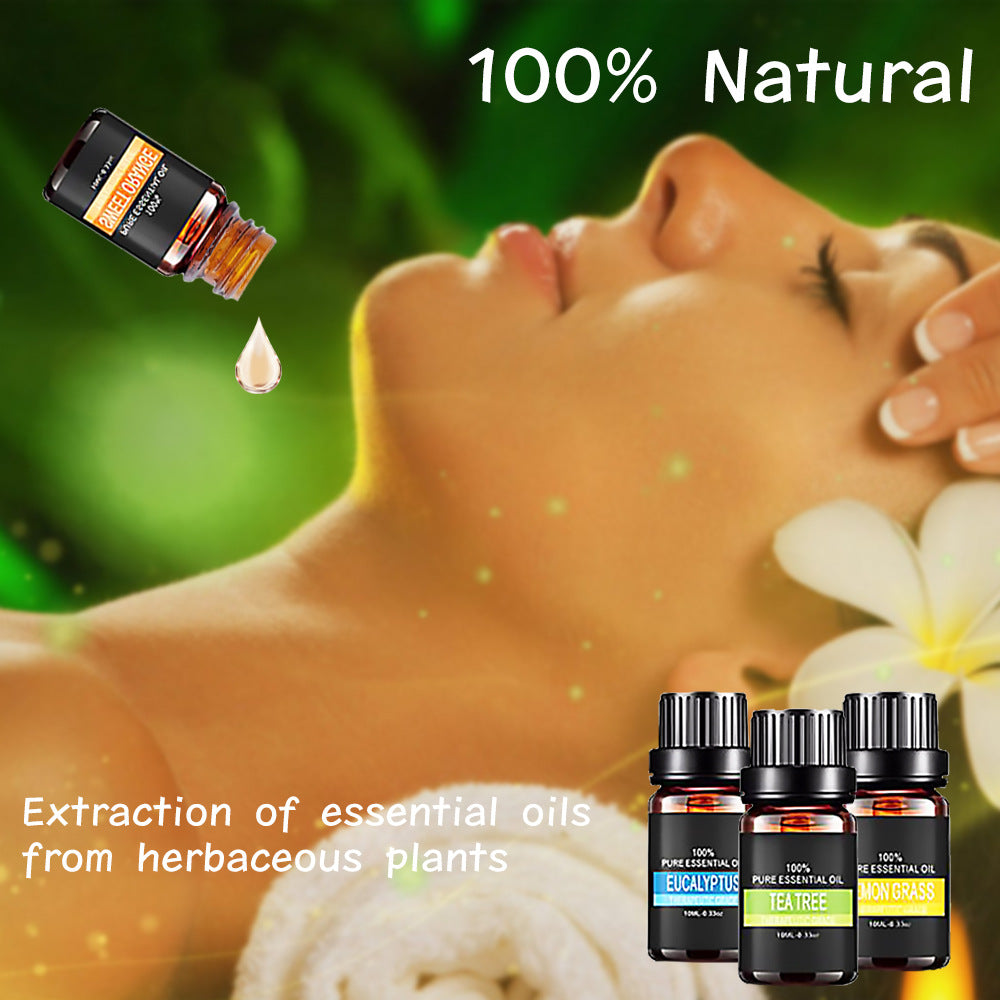 Organic Essential Oils Set 100% Natural Therapeutic Grade Aromatherapy Oil Gift kit for Diffuser/Massage