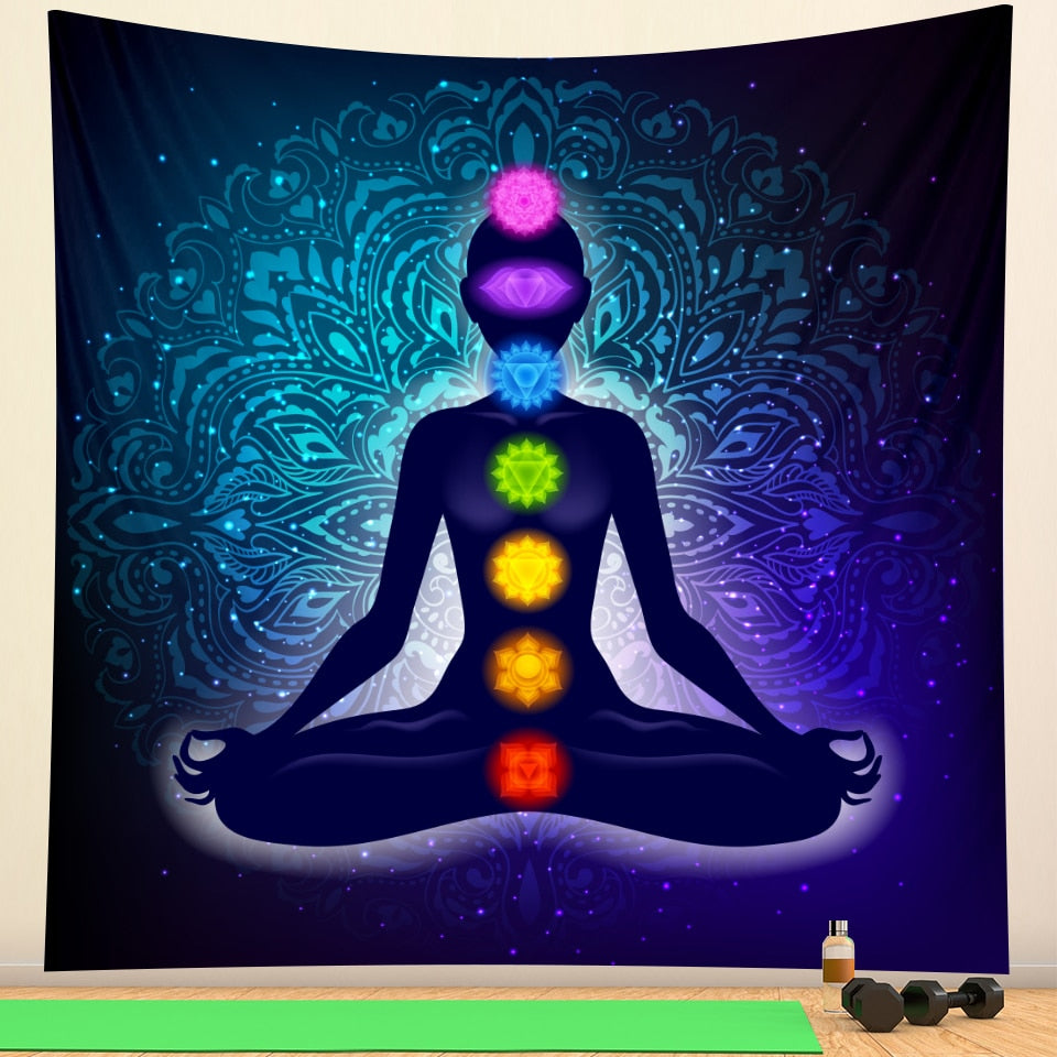 Chakra Buddhist Wall Tapestry