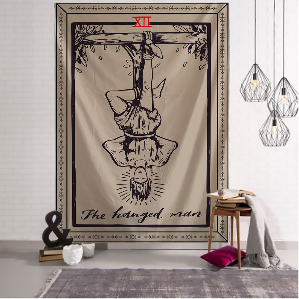 The Hanged Man Tarot Wall Tapestry