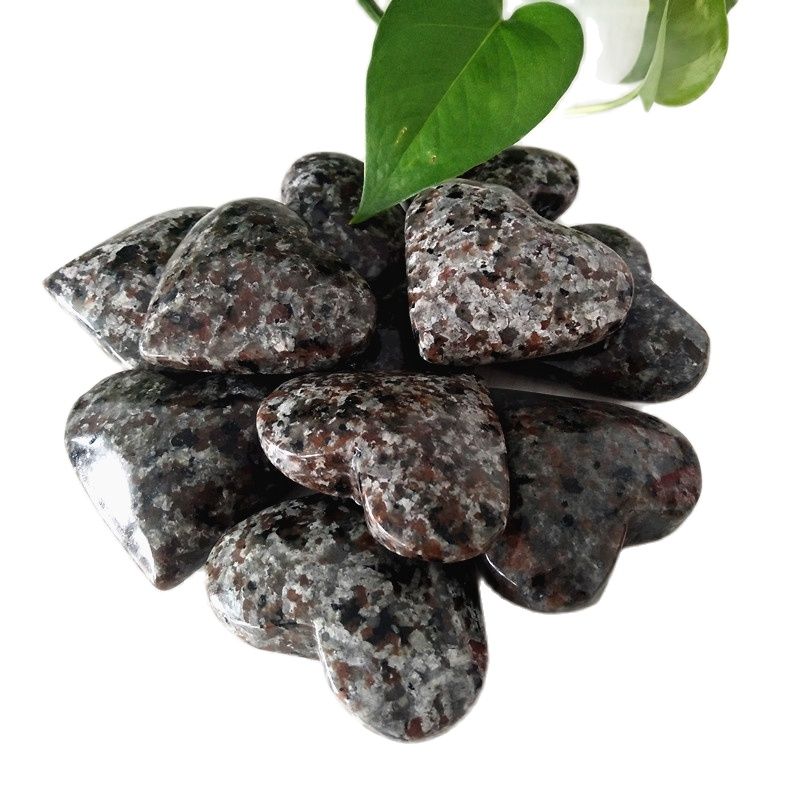 Natural Yooperlite Heart Shape Stone 5A+