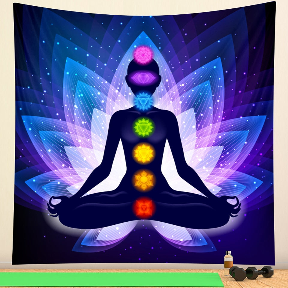 7 Chakra Wall Tapestry