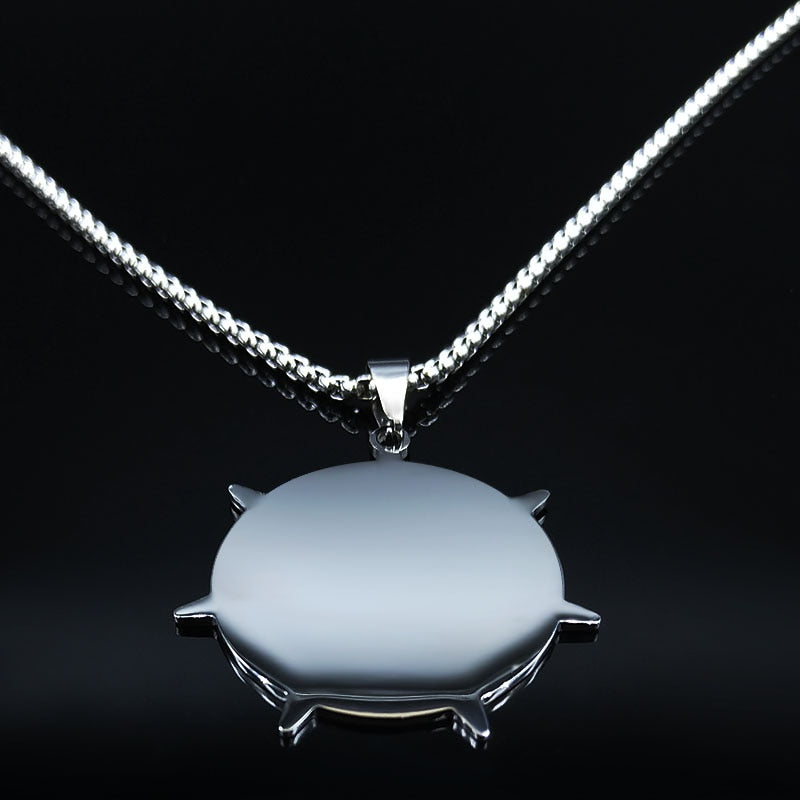 Seven-Pointed Star Witchcraft Stainless Steel Protection Necklaces
