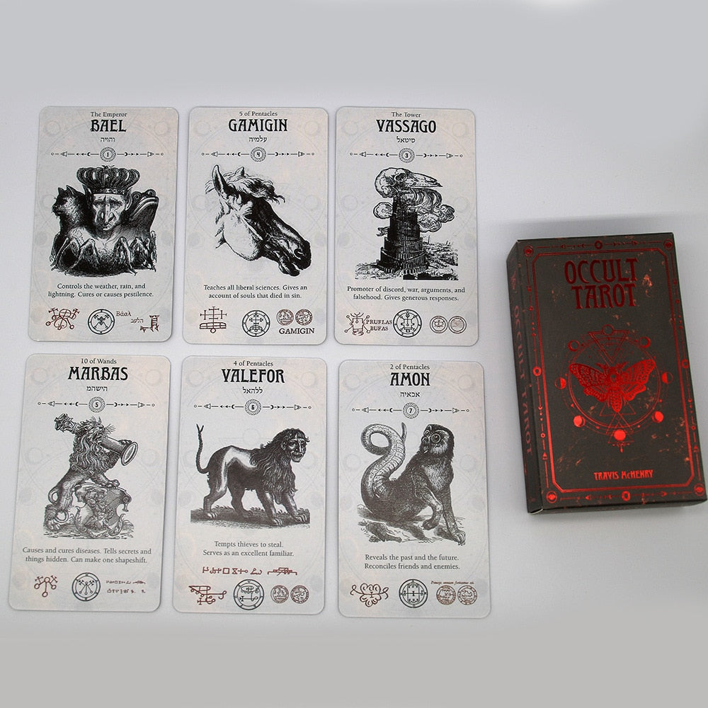 Occult Tarot/Oracle Card Deck Set